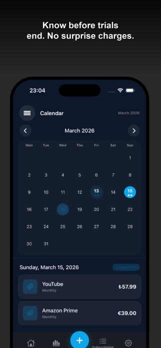 SubZero: Subscription Tracker Screenshot 4 of 4