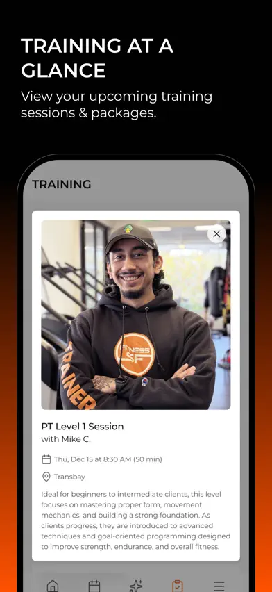FITNESS SF screenshot 2