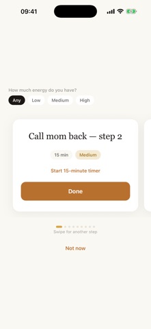Unstuck：ADHD 计划助手 screenshot