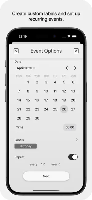 Moments - Event Tracker screenshot 2