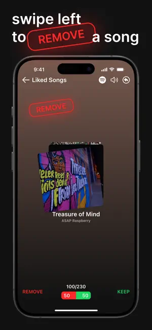 swipelist: clear your playlist screenshot 2
