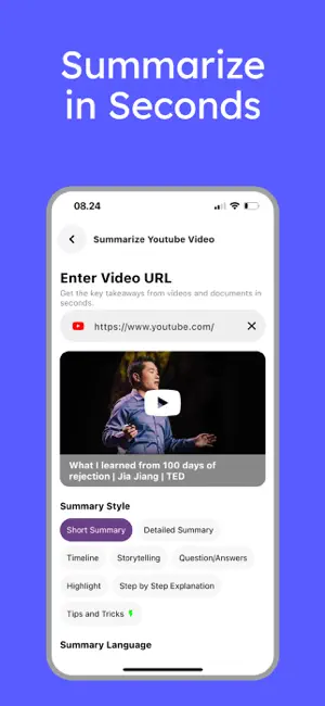 Summary - AI Video Summaries screenshot 1