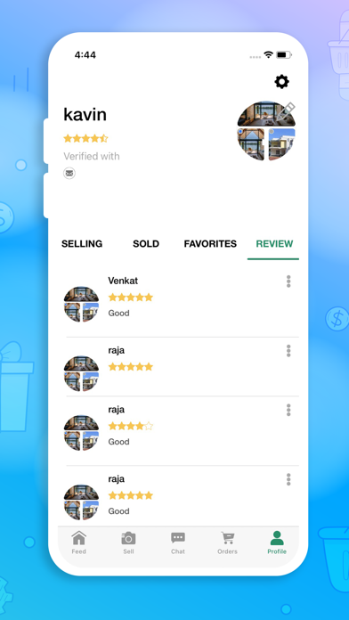 PassUp - Online Classified App Screenshot