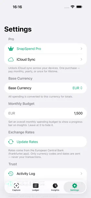 SnapSpend: Spending Tracker screenshot 4