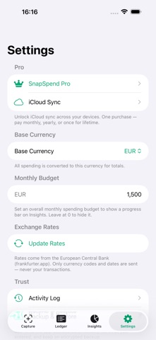 SnapSpend: Spending Tracker Screenshot 4 of 4