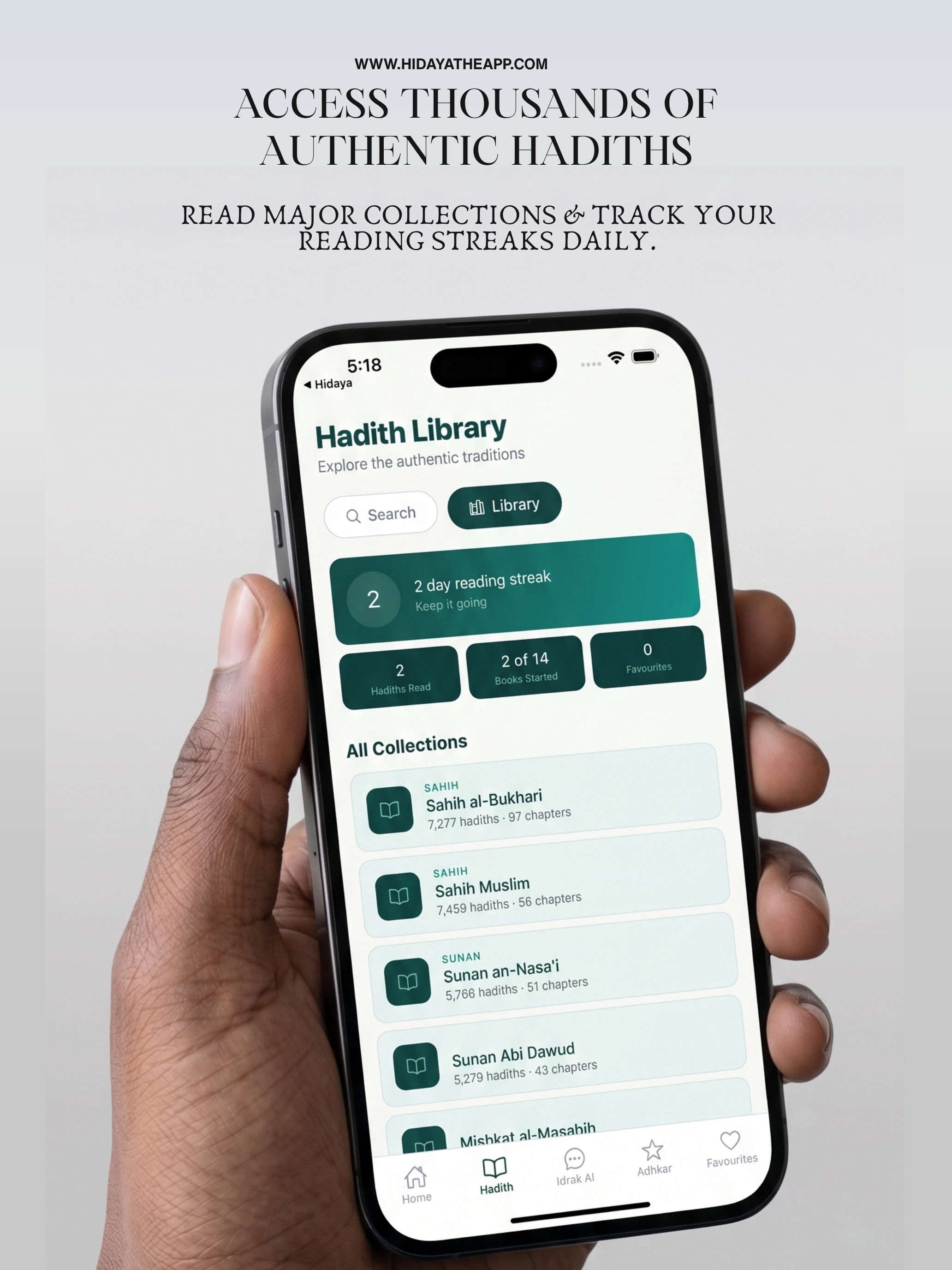 Hidaya - Quran, Hadith & AI screenshot 8