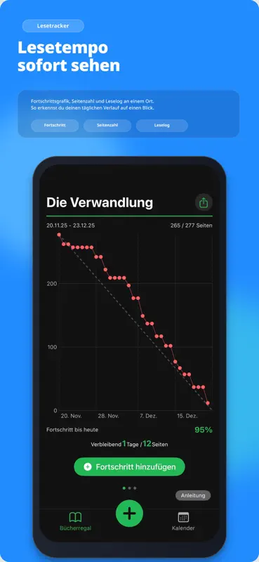 Seitenzahl: Lese, Lern Tracker screenshot 1 of 4