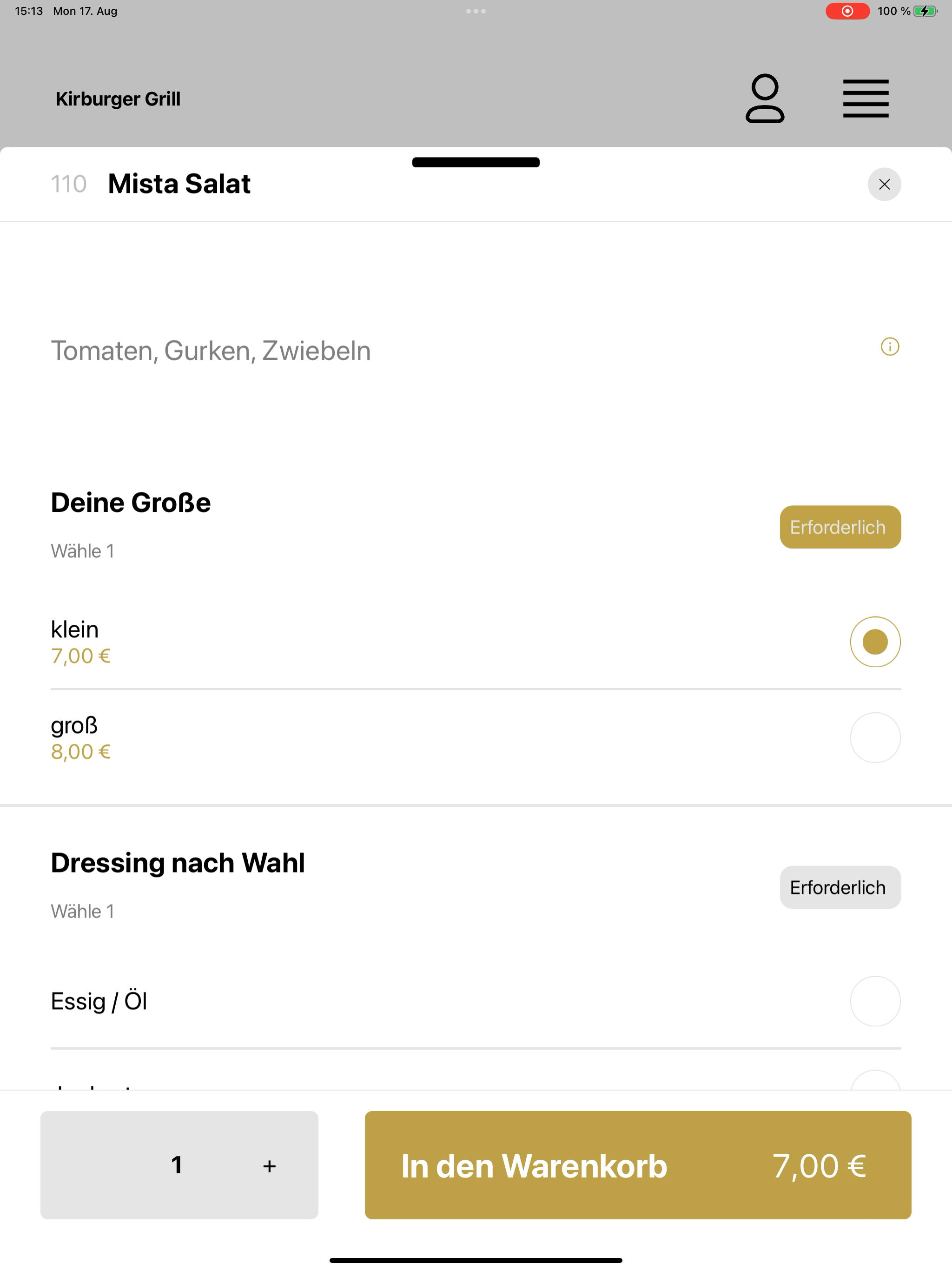 Kirburger Grill screenshot 16