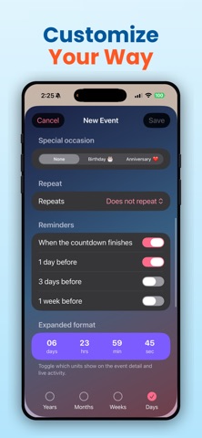 Pro Countdown Screenshot 7 of 9