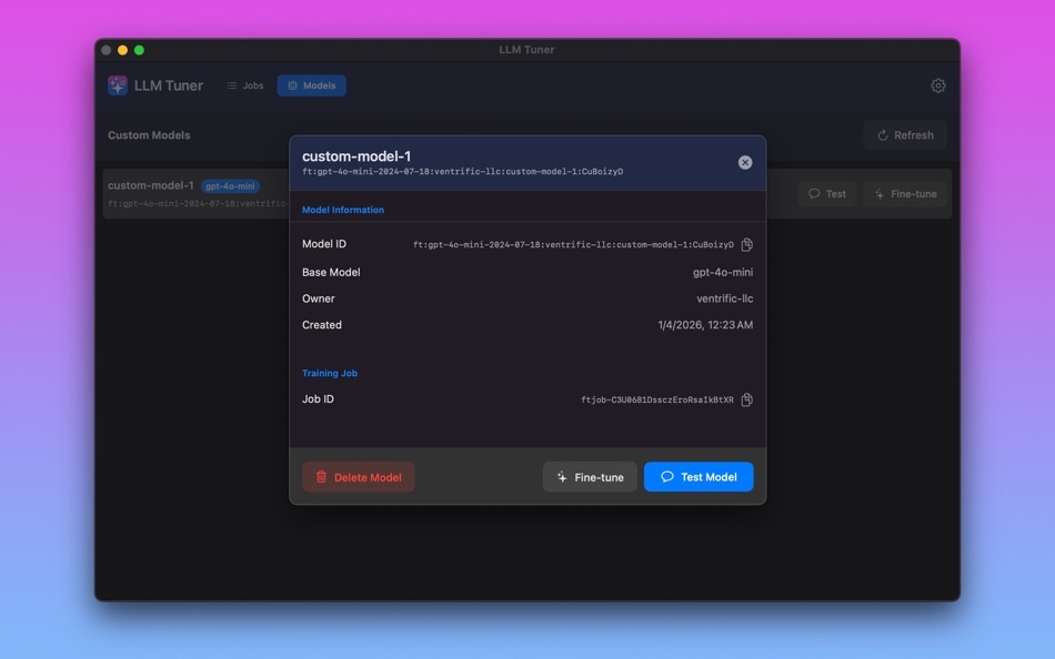 #6. LLM Tuner (macOS) โดย: Noel Geren