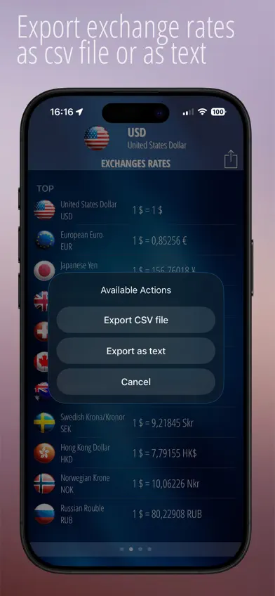 iCurrency! Converter screenshot 5