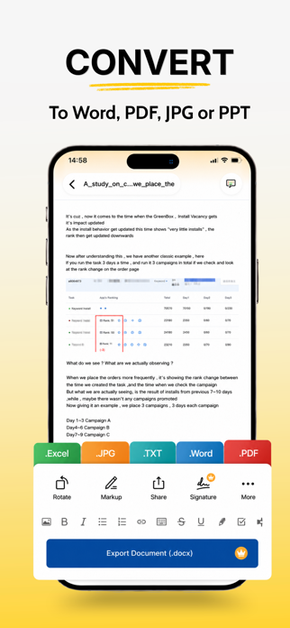 CamVision: PDF & OCR Scanner Screenshot 2 of 10