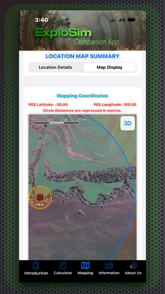 #5. EXPLOSIM Companion App (iOS) By: Gary Gibbs