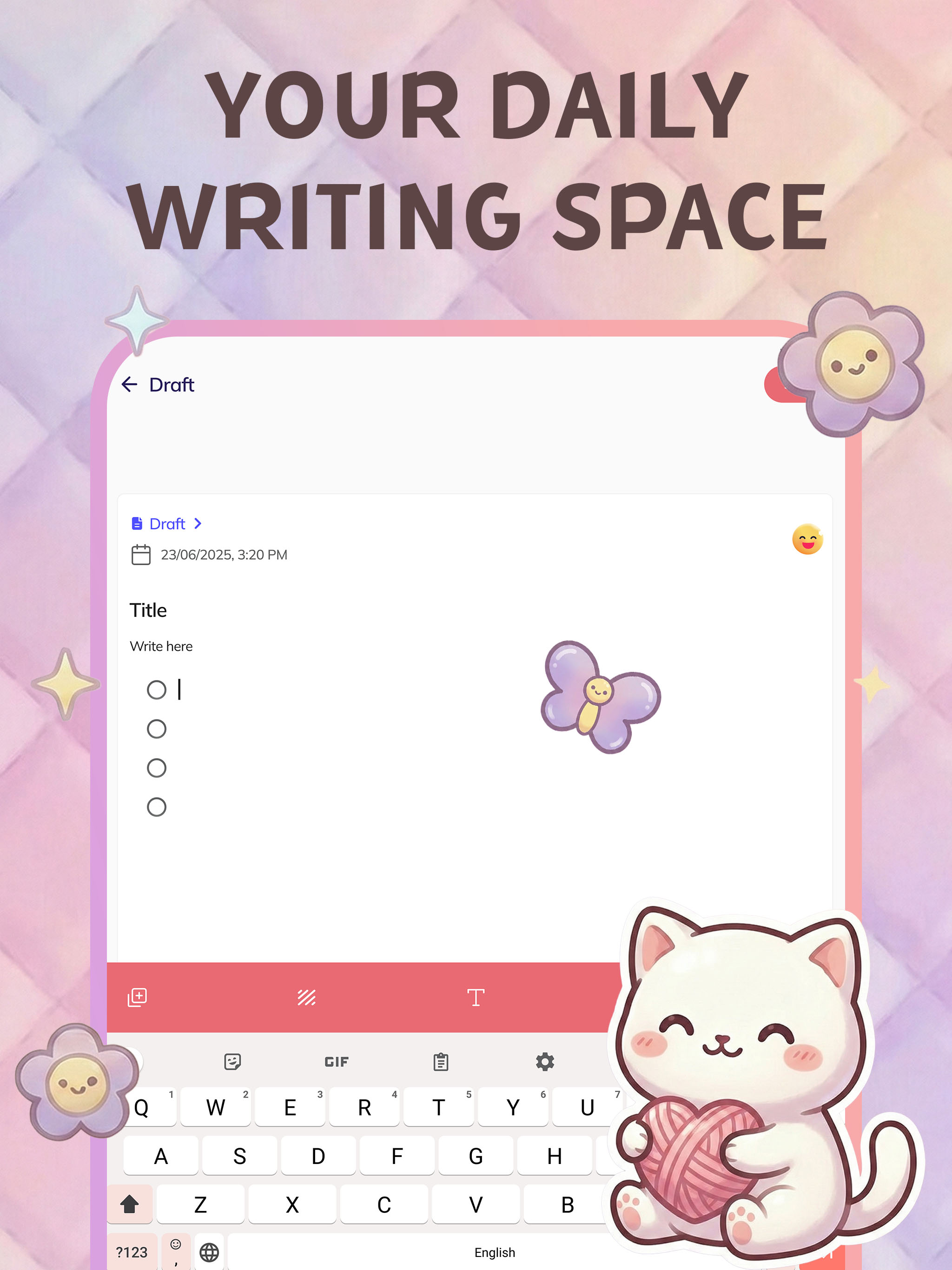 Diary with Password: Calendar