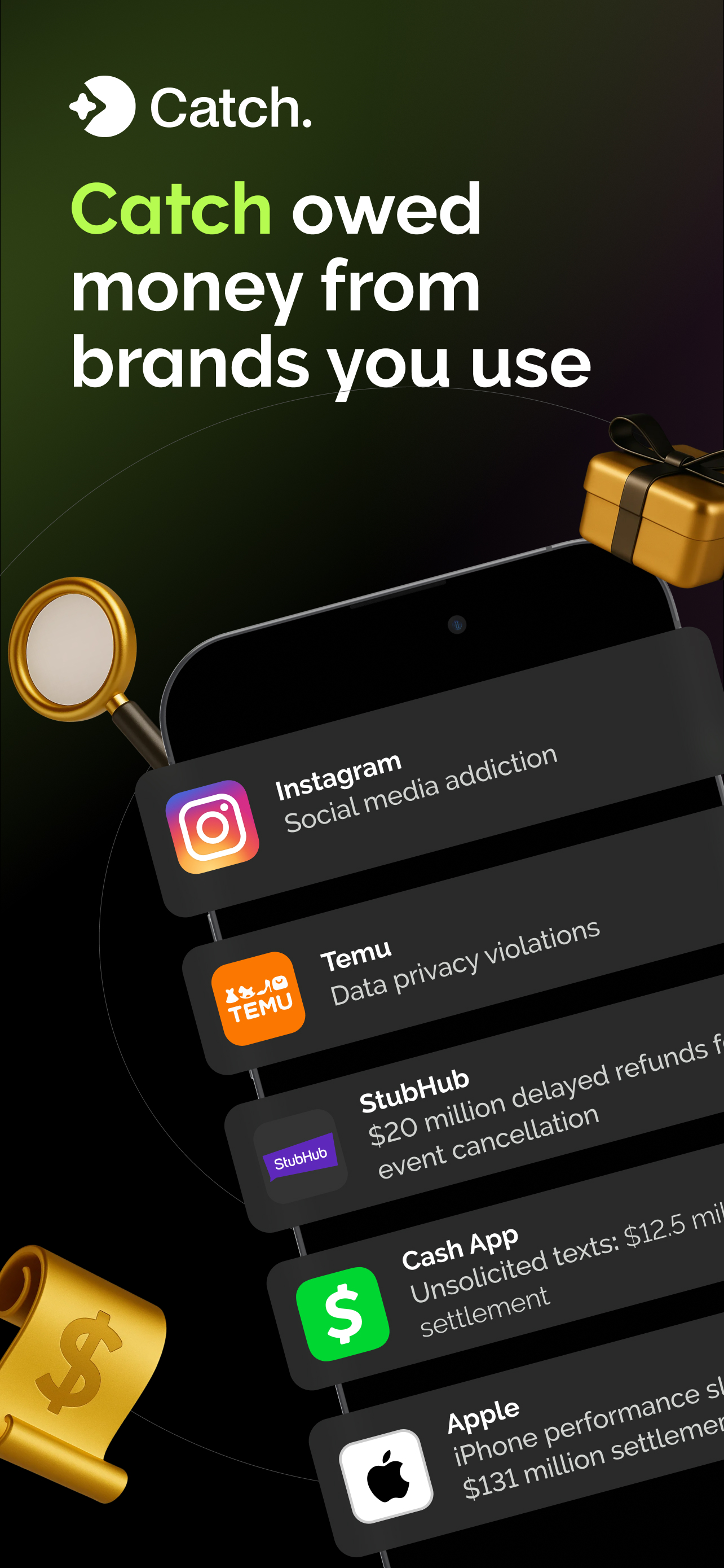 Catch: Class Action Finder
