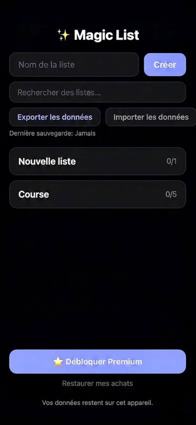 Magic List: Simple To-Do screenshot 1