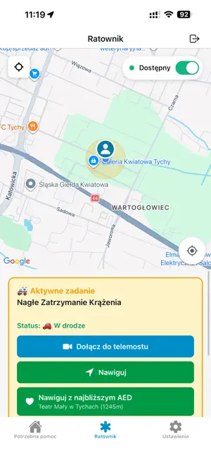 Pierwszy Ratownik (1R) iPhone screenshot 3