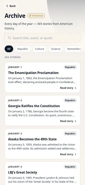 American History Daily screenshot 4
