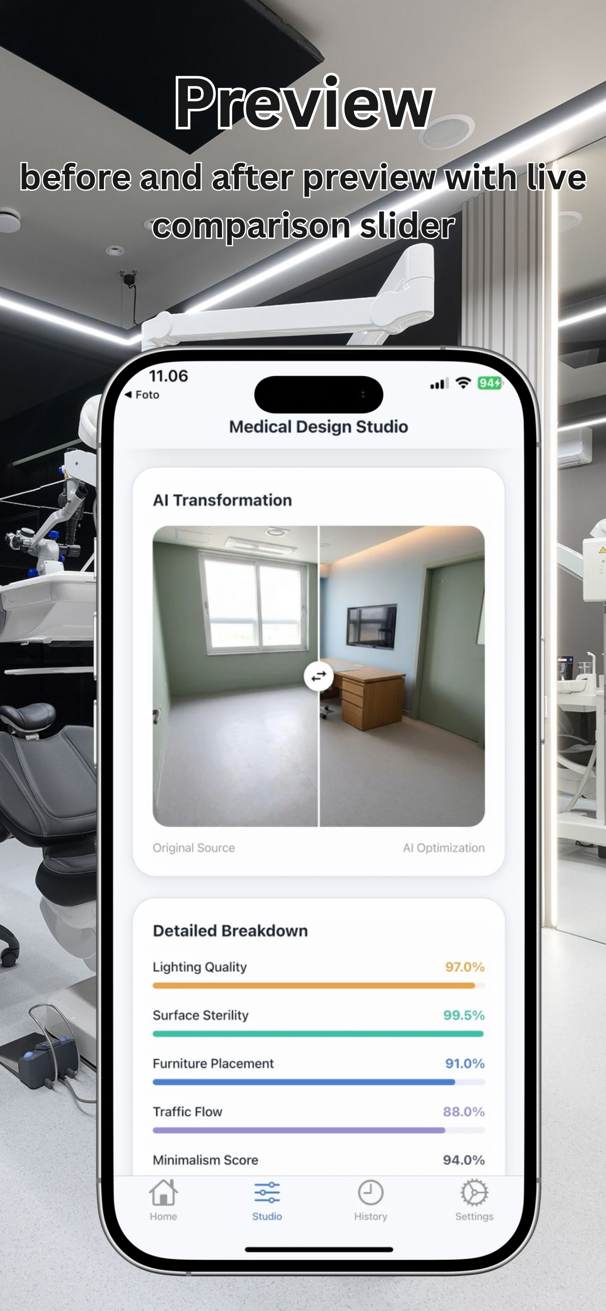Clinic AI: Room Design Decor screenshot 2