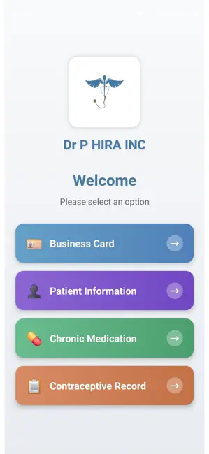 Dr P Hira INC iPhone screenshot 1