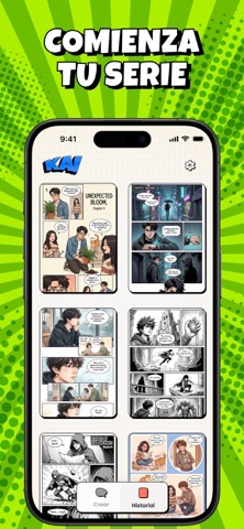 KAI: Creador de Cómics AI iPhone screenshot 4