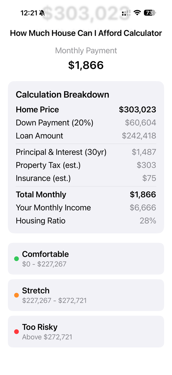 How Much House Can I Afford? screenshot 3