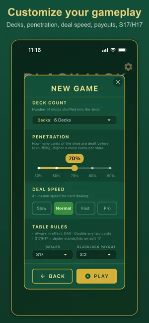 Blackjack Strategy Academy screenshot 3