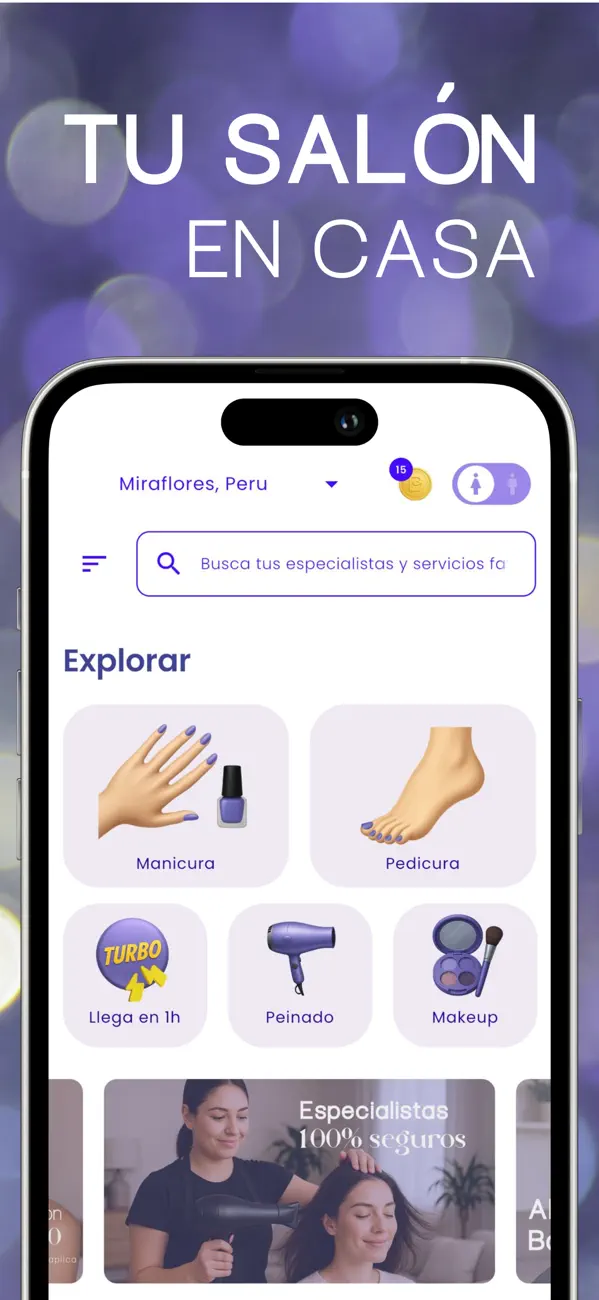 Screenshot #1 pour Belity - Belleza a domicilio