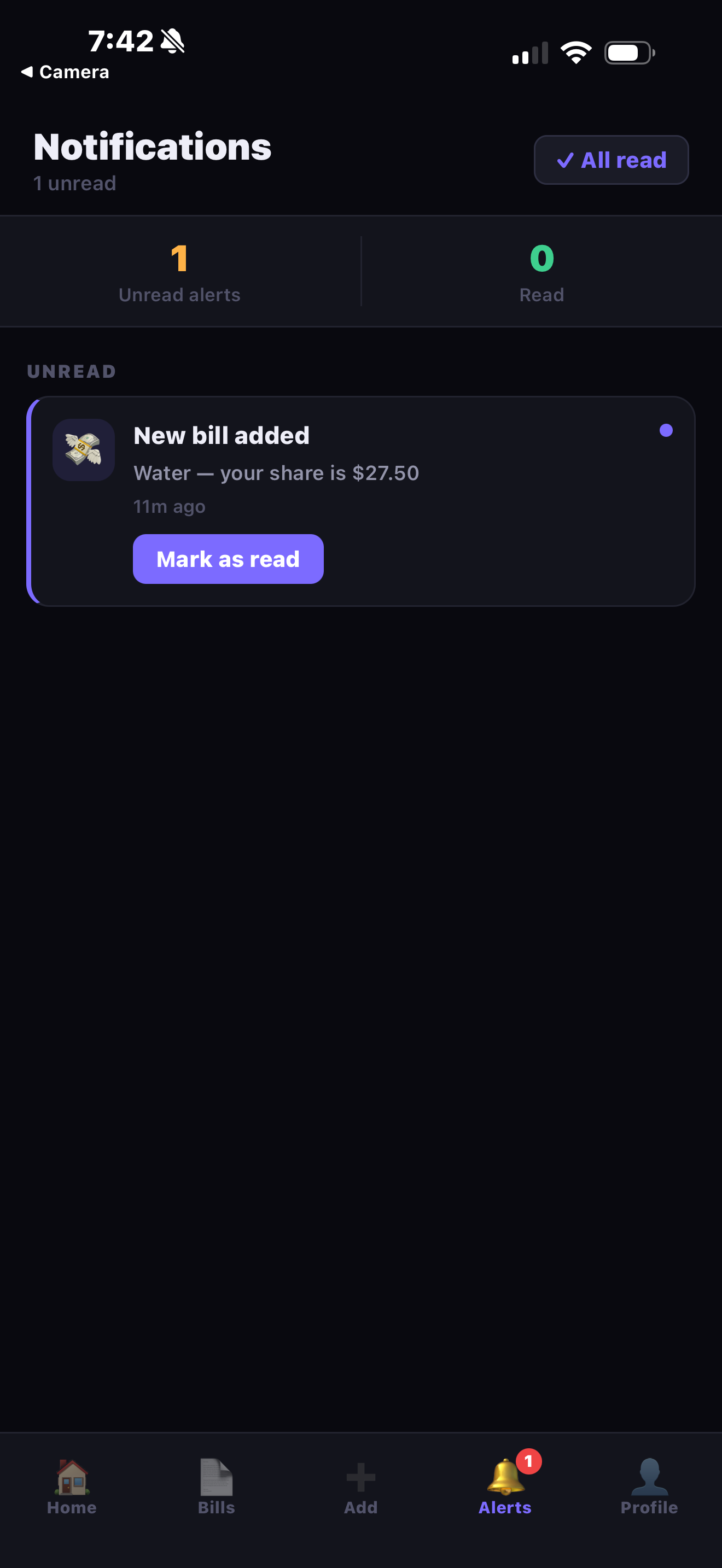 SplitHome: Roommate Bill Split screenshot 6