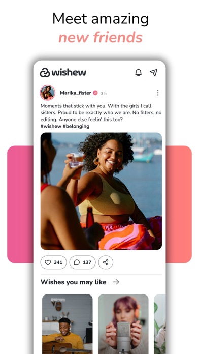 Wishew iPhone screenshot 2 - Social Networking app