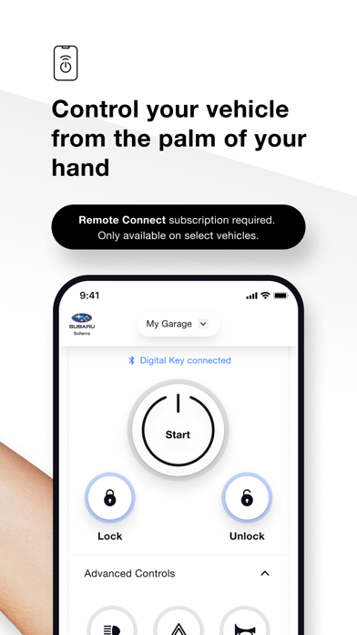 SUBARU SOLTERRA CONNECT Screenshot