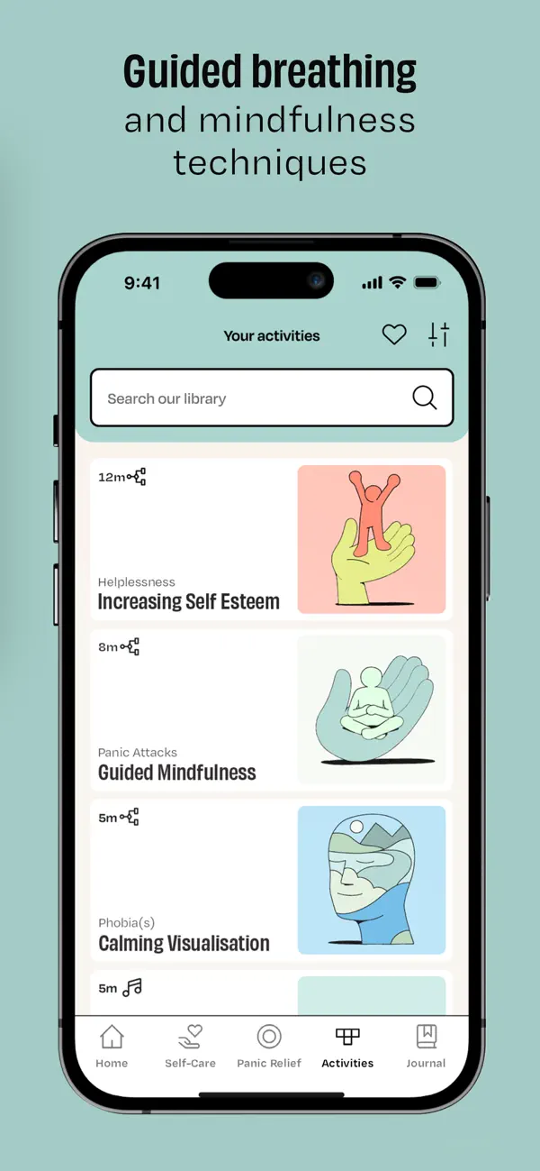 Screenshot #3 pour CALMzone | Anxiety Relief