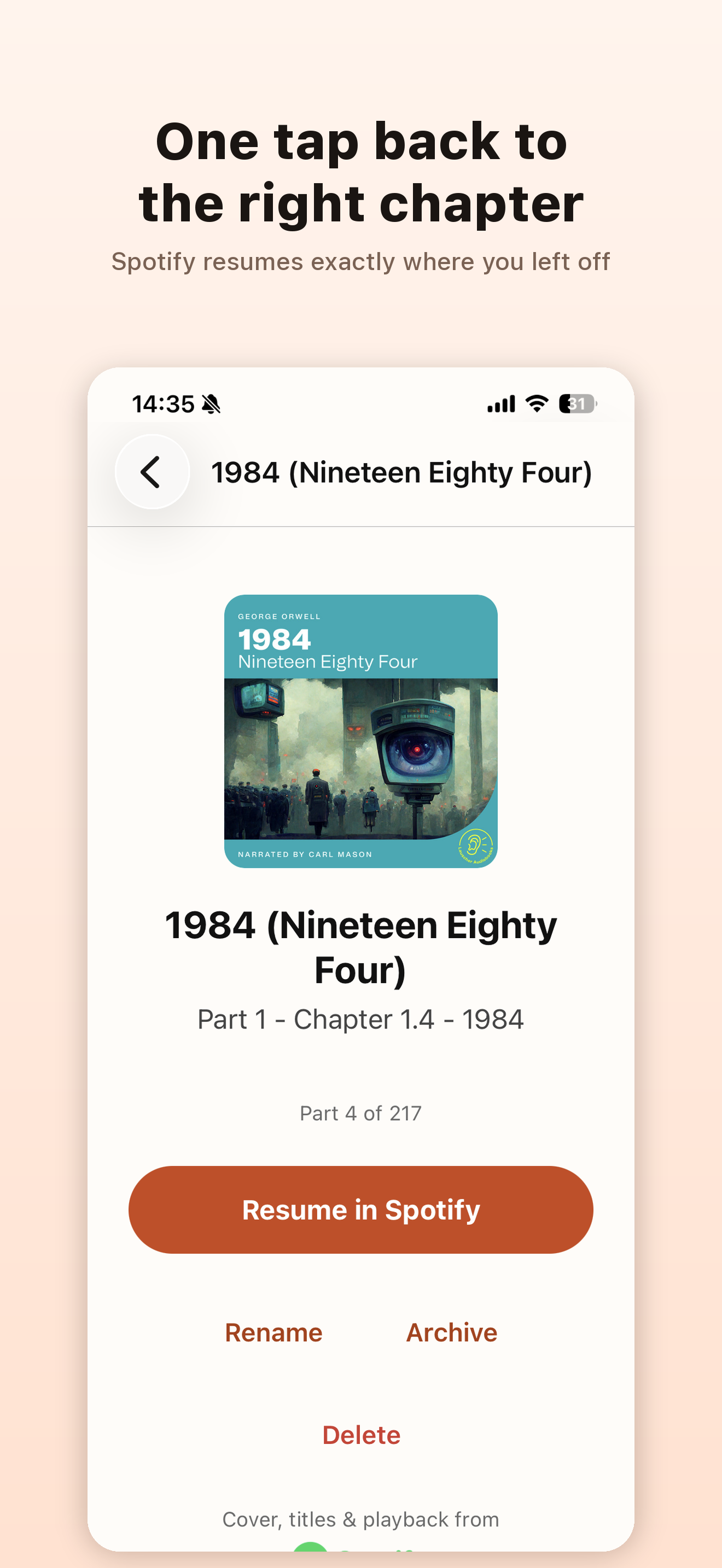 Plotkeep: Audiobook Bookmark screenshot 2