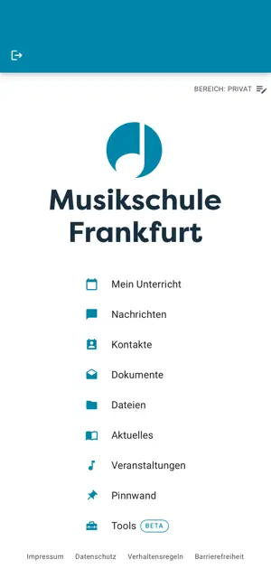Musikschule Frankfurt screenshot 1