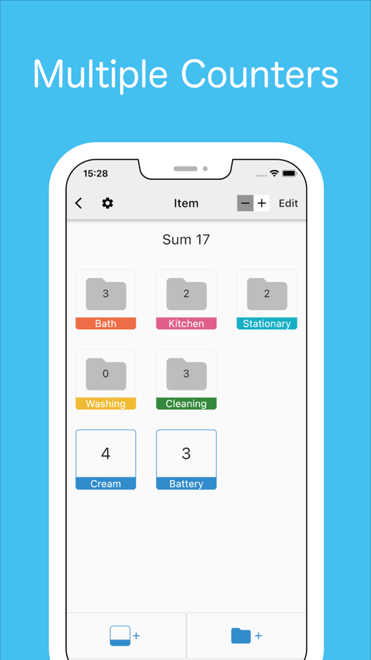 #2. Tally Counter. (iOS) 由: Keitaro Ohno