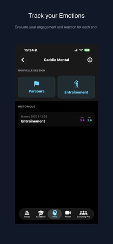 Golf swing tempo Pro iPhone screenshot