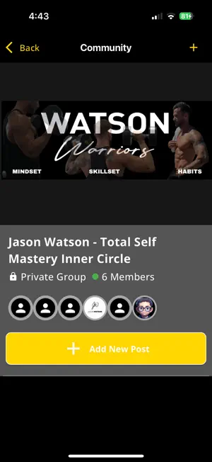 Watson Fitness App screenshot 1