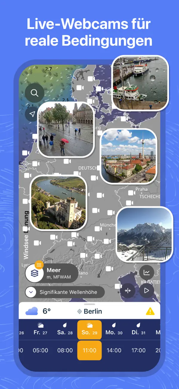Ventusky: Wetterkarte & Radar iPhone App Screenshot 8 – Wetter
