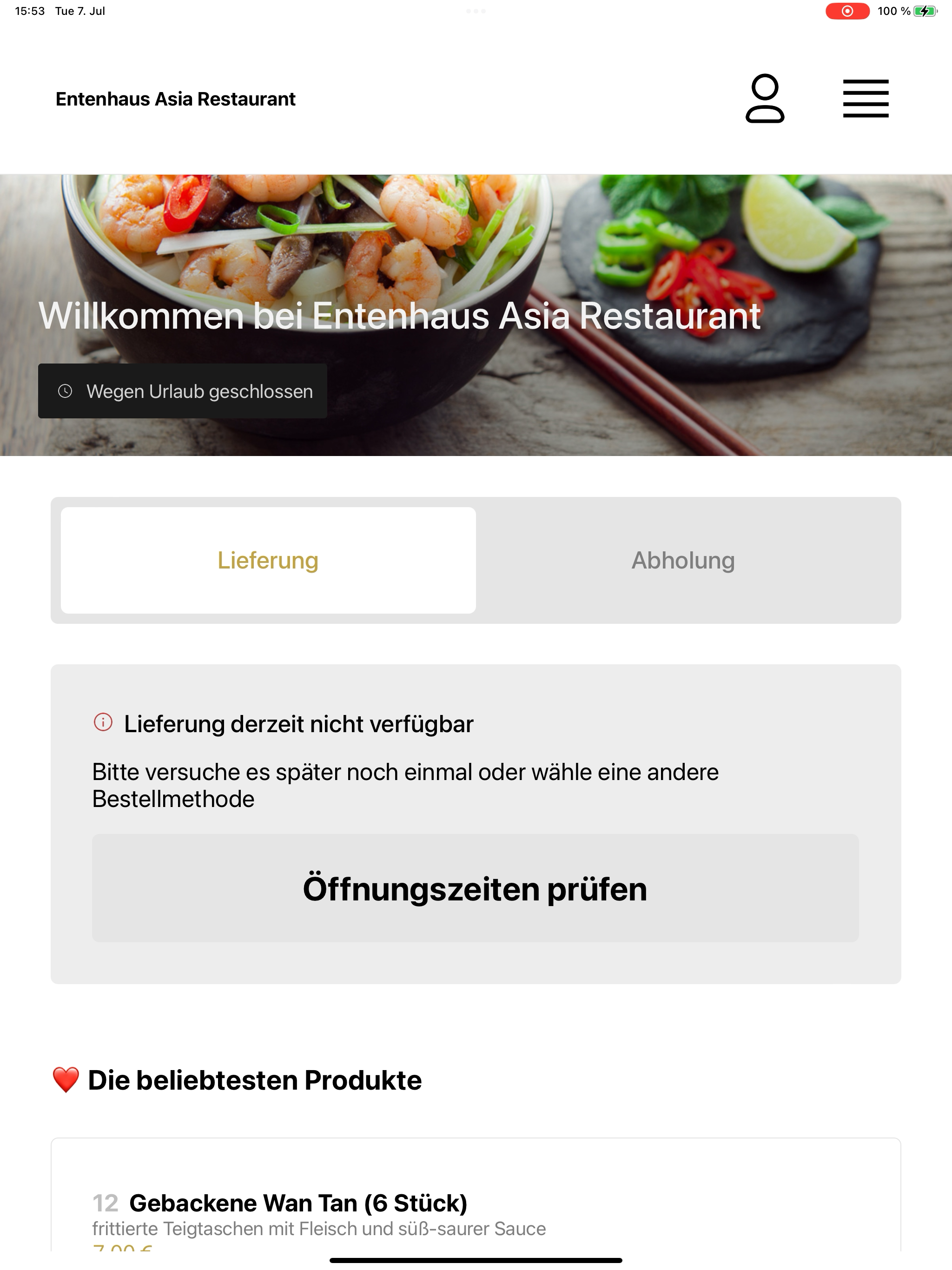 Entenhaus Asia Restaurant screenshot 13