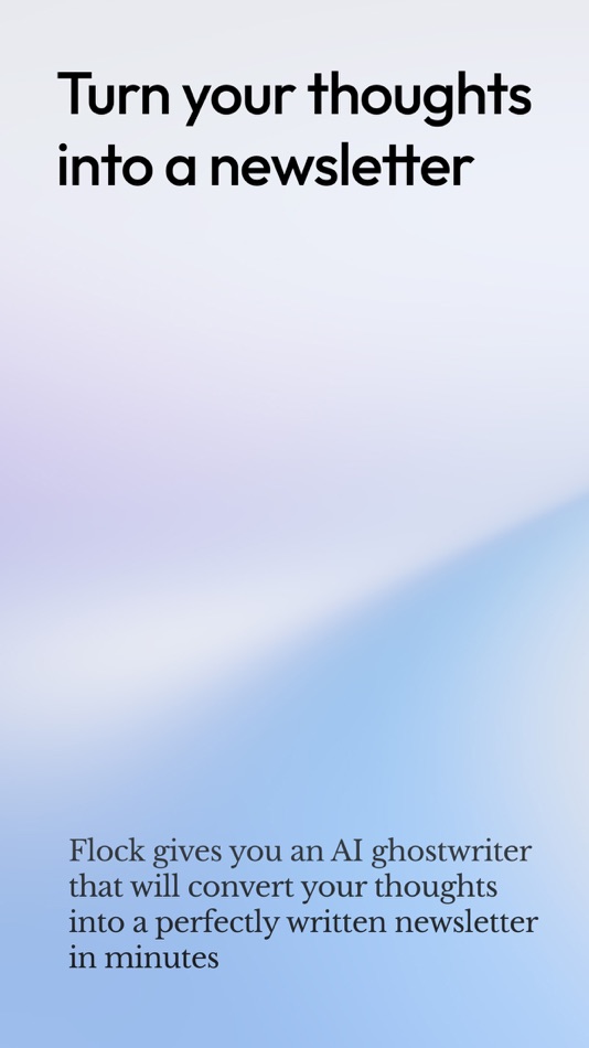 #1. Flock - Create a newsletter (iOS) 由: Santa's AI Lab