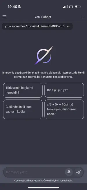 COSMOS YTU screenshot 2