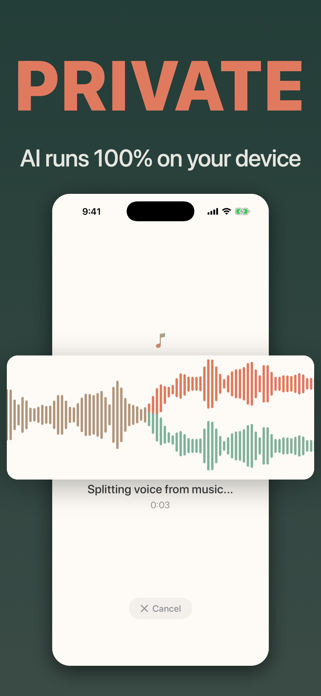 Vocal Remover - SongSplit AI Screenshot 2 of 4
