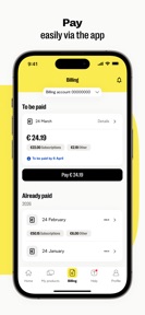 MyTelenet screenshot