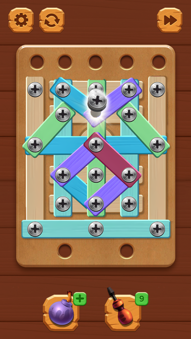 Nuts Bolts Wood Puzzle Gamesのおすすめ画像9