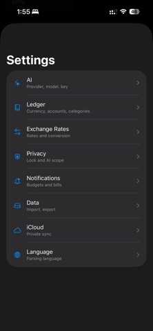 AI MoneyPal iPhone screenshot