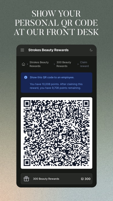 Strokes Beauty Rewards Screenshot