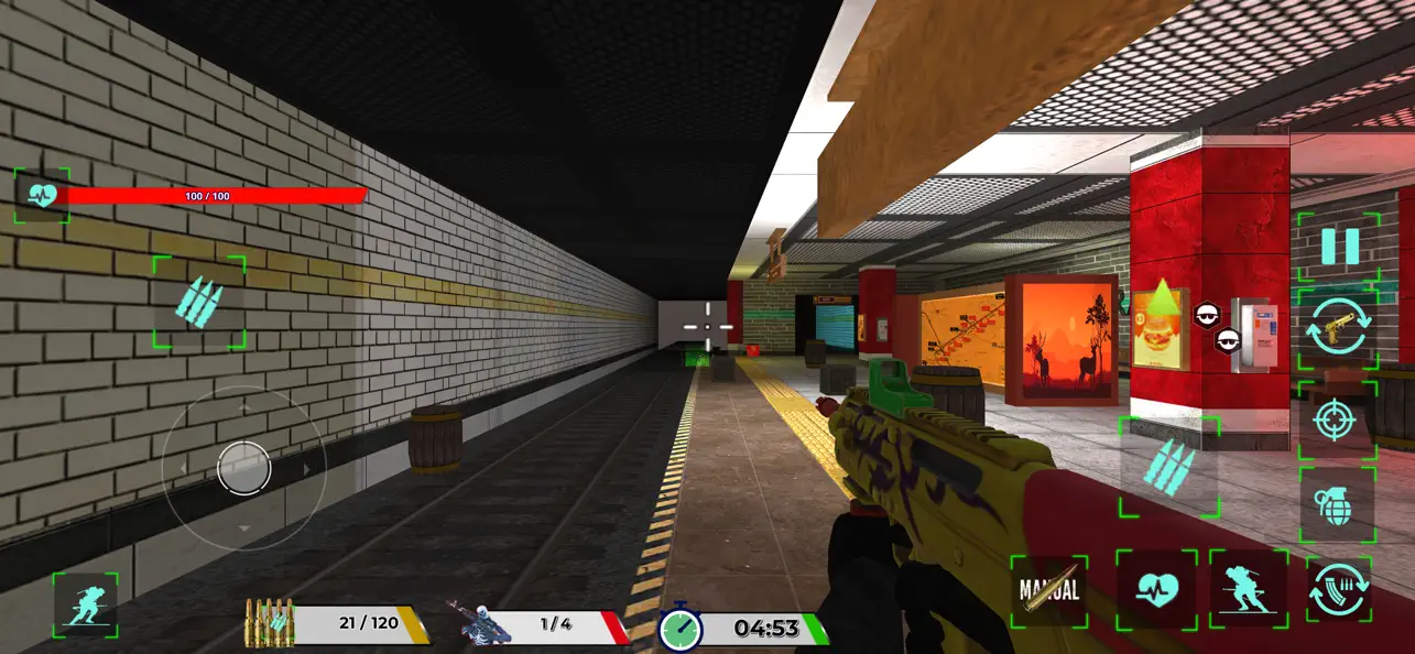 Screenshot #3 pour FF Fire Gun Shooting Games
