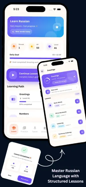 Russian Language Learning Pro screenshot 2