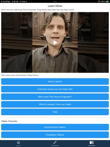 The House Engineer iPad screenshot