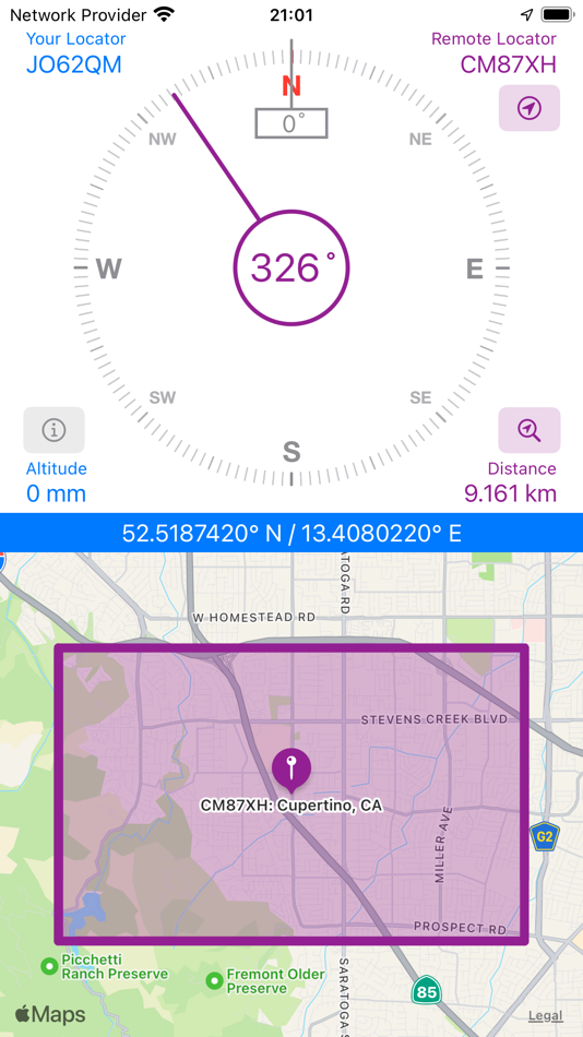 QTH Compass (iOS) 由: Ingo Dellwig QTH Compass (iOS) 由: Ingo Dellwig